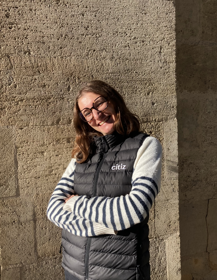 Eulalie, chargée de développement interne et externe chez Citiz en Gironde